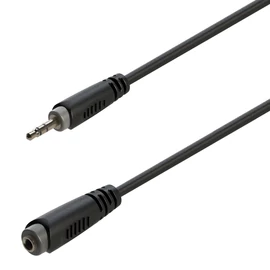 Soundsation GL-JSmJSFm3 - Adapter kábel: 3.5mm Jack papa SZTEREO - 3.5mm Jack mama SZTEREO / 3m