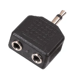 Soundsation SADA041-1 - 3.5mm Jack papa MONO - 2x3.5mm Jack mama adapter (1 db-os)