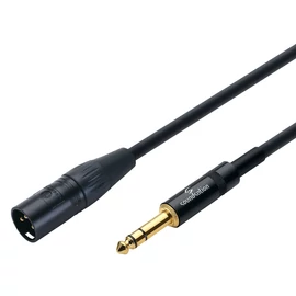 Soundsation WM-PXMJS05 - Wiremaster szimmetrikus patch kábel: XLR(papa)-6.3mm Jack SZTEREO / 0.5m