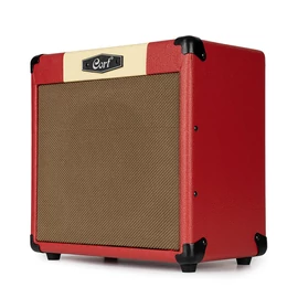 Cort CM15R-DR gitárerősítő zengetővel, 15 Watt, vörös