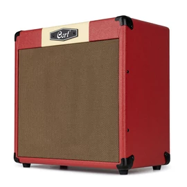 Cort CM30R-DR gitárerősítő zengetővel, 30 Watt, Bluetooth, piros