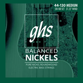GHS 5M-NB el.basszushúr - Balanced Nickels, Medium, 44-130