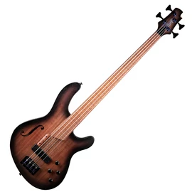 Cort B4FL-MHPZ-OPTA el.basszusgitár fretless, piezo, fekete burst