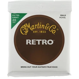 Martin MM-10 húr - Retro - akusztikus, monel, 10-47