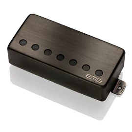 EMG 57-7H BrBlackChrome Humbucking gitár pickup, 7 húroshoz, szálhúzott fekete króm