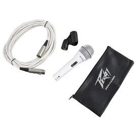 Peavey PVi 2W MIC X-X -00593440 mikrofon fehér színű, XLR-XLR kábellel, tartozékokkal