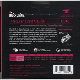 BlackSmith Electric, Regular Light 10-46 húr - 3 szett