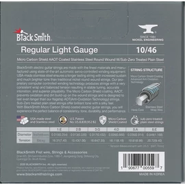 BlackSmith AAOT Electric, Regular Light 10-46 stainless húr