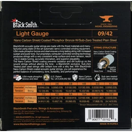 BlackSmith AOT Acoustic Phosphor Bronze, Light 09-42 húr - 12 húros