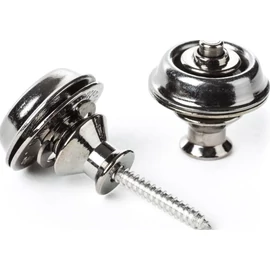 Dunlop Straplok Dual Design Black Nickel