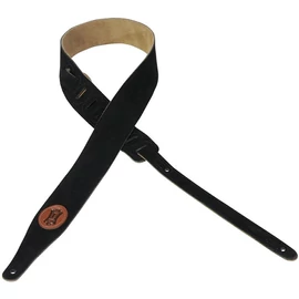 Levys MS217 Suede Leather Guitar Strap, Black