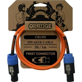 Orange Crush 3ft Speaker Cable Twist Connector to Twist Connector