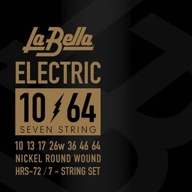 LaBella HRS-72 Nickel-Plated Round Wound – 7-String 10-64