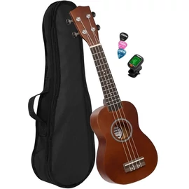 Cascha Soprano Ukulele Bundle Brown
