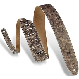 Levys Leather Guitar Strap Brown M12BOG BRN