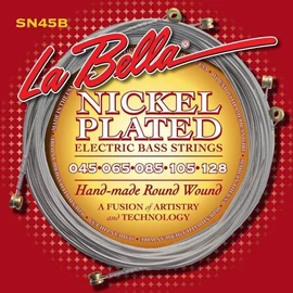 LaBella SN45-B Nickel Rounds 5-String 45-128 Extra-Long Scale