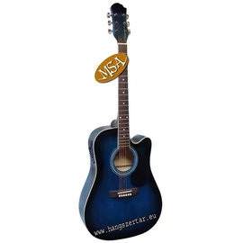 MSA CW-196,4/4 es Western gitár EQ-val 