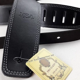 MSA LLB-10 fekete valódi bőr heveder