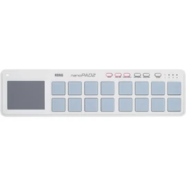 KORG NANOPAD2-WH, Kompakt, ütőpados, USB MIDI-vezérlő, fehér