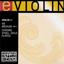 THOMASTIK Eviolin Hegedűhúr E/ 48 - Krómszál, Aranyozott