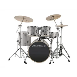 Ludwig-LCEE20028 Element Evolution Fuse set – Silver-White Sparkle