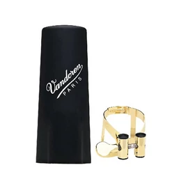 Vandoren LC51GP M/O aranyozott szorító + műanyag kupak Bb Klarinét fúvókára