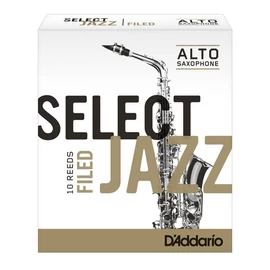 D'Addario RSF10ASX4M Select Jazz Altszaxofon nád, Filed (Méret: 4 Medium)