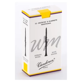 Vandoren CR164T German Bb klarinét nád - White Master Traditional (Méret: 4)
