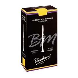 Vandoren CR1825T50 German Bb klarinét nád - Black Master Traditional (Méret: 2.5)