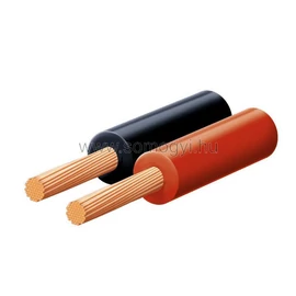 SAL KL 0,35-10X Hangszóróvezeték, piros-fekete, 2x0,35mm, 10m