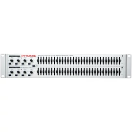 Phonic IA 231F 2 x 31 sávos equalizer, gerjedés figyelővel és limiterrel
