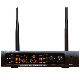 Voice-Kraft LS-970 UHF zsebadós mikrofon szett 2 db csíptetős mikrofonnal