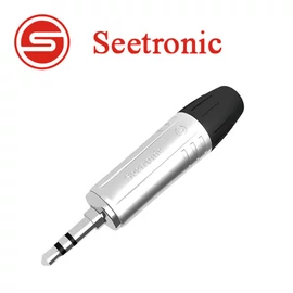 Seetronic MTP3C Sztereo 3.5 jack dugó, fémházas