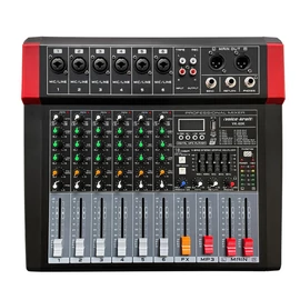 Voice-Kraft VK-60K Powermixer, 2x150W/4Ohm, USB Audio interface, Bluetooth