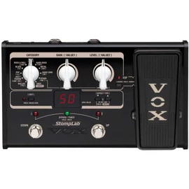 Vox STOMPLAB2G, SL2G+KA189,Gitár multieffekt, expression pedállal, tartozék tápegységgel