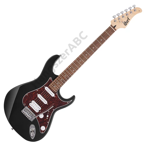 Cort G115SE-BK elektromos gitár, Powersound hangszedővel, fekete