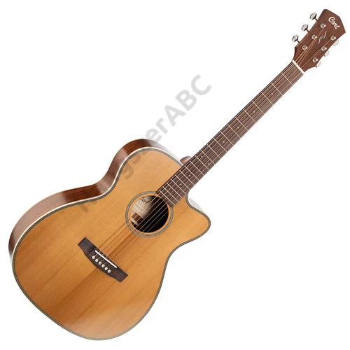 Cort ES-OC4-NSG akusztikus gitár Fishman elektronikával, középfényű fekete