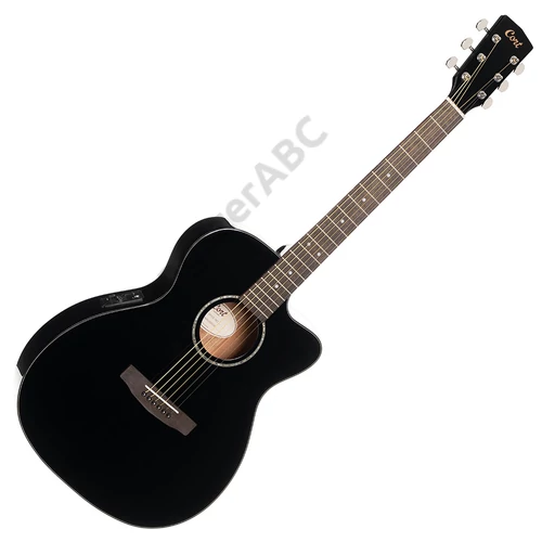 Cort L60CE-BK akusztikus gitár elektronikával, cutaway, fekete