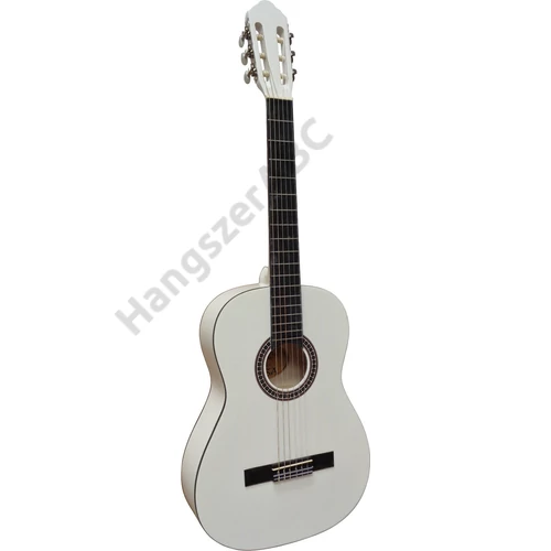 MSA C-26 WH 4/4-es fehér klasszikus gitár