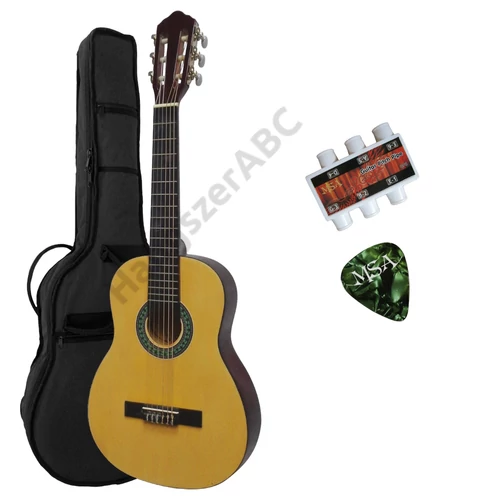 MSA K-7 L balkezes – 1/4-es klasszikus gitár szett 1