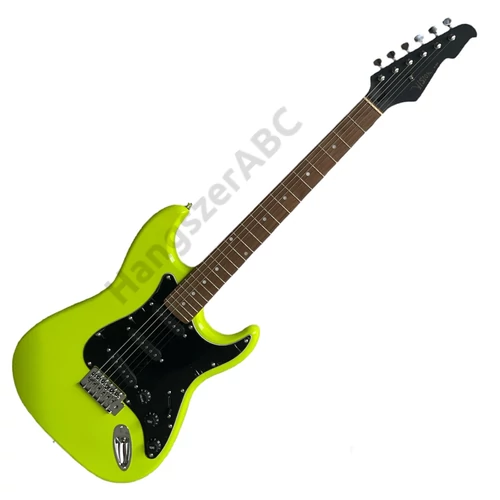 Vision ST-5 Y Neon “Black Head” series elektromos gitár + ajándék kábel!