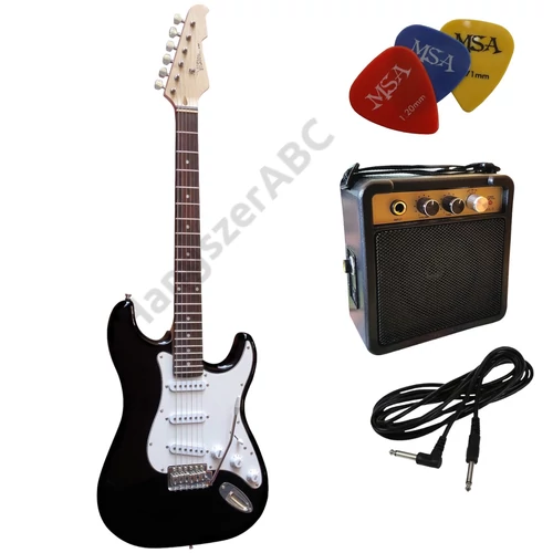 Vision EK-303 B, 3/4-es gyermek elektromos gitár alap szett 1