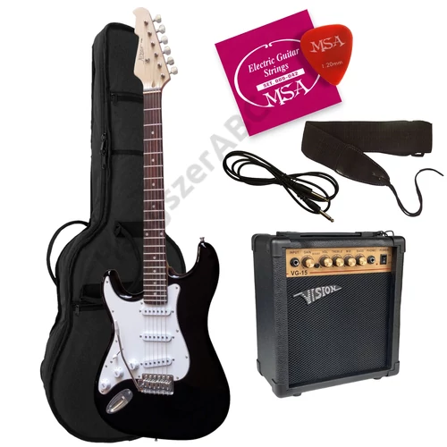 Vision ST-5 LH BK balkezes elektromos gitár szett 4
