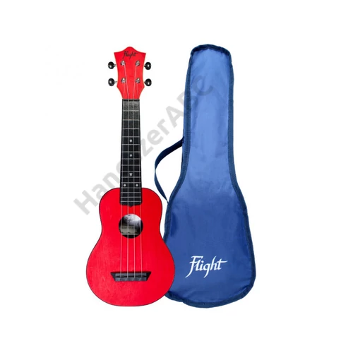 Flight TUS-35 RD – piros színű szoprán utazó ukulele
