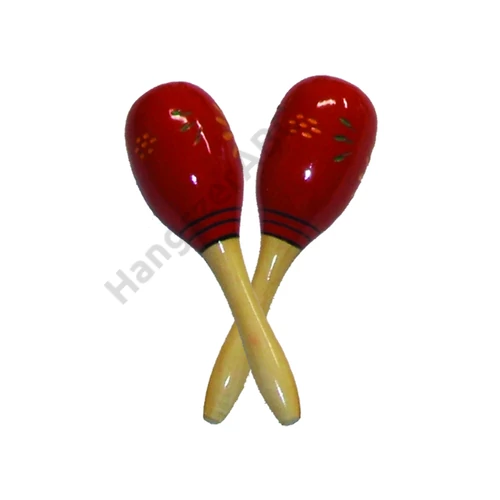 Festett fa maracas párban