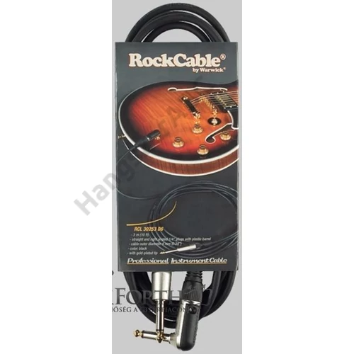 Warwick Rockcable 3 M-Es Gitárkábel, Pipás