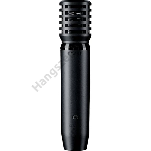 SHURE PGA81-XLR Kardioid kondenzátor mikrofon, kapcsoló, XLR-XLR kábel