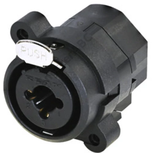 REAN 3P XLR - 6,3 mm sztereó jack COMBO mama csatlakozóaljzat, Jack és földkontaktus