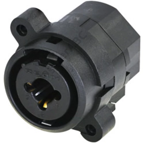 REAN 3P XLR - 6,3 mm sztereó jack COMBO mama csatlakozóaljzat, Jack és földkontaktus