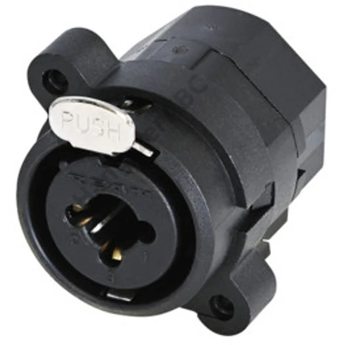 REAN 3P XLR - 6,3 mm sztereó jack COMBO mama csatlakozóaljzat